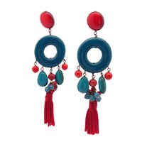 Boucles d'oreilles Rosso Prezioso Femme in Bois 003 - 003